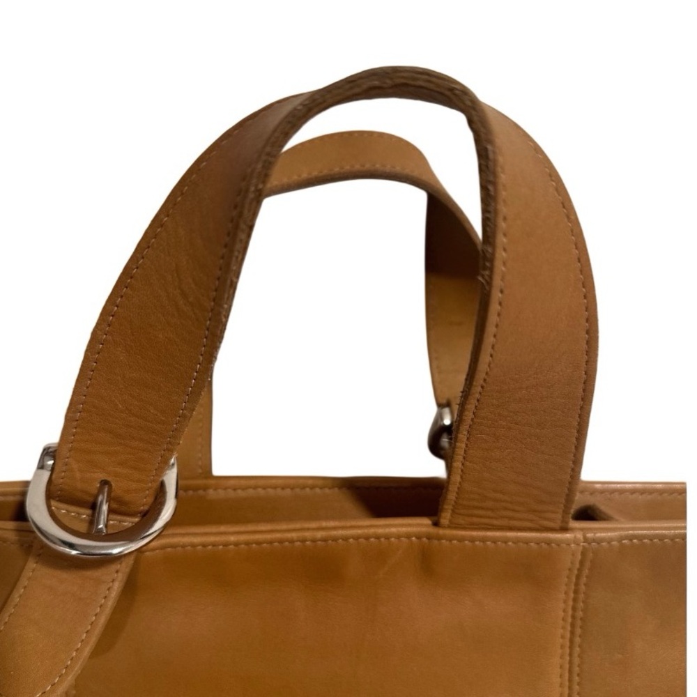 Vintage Coach Waverly Mini Tote Handbag in Saddle/Tan/Buckskin/Camel EUC No.4133 - Picture 6 of 17